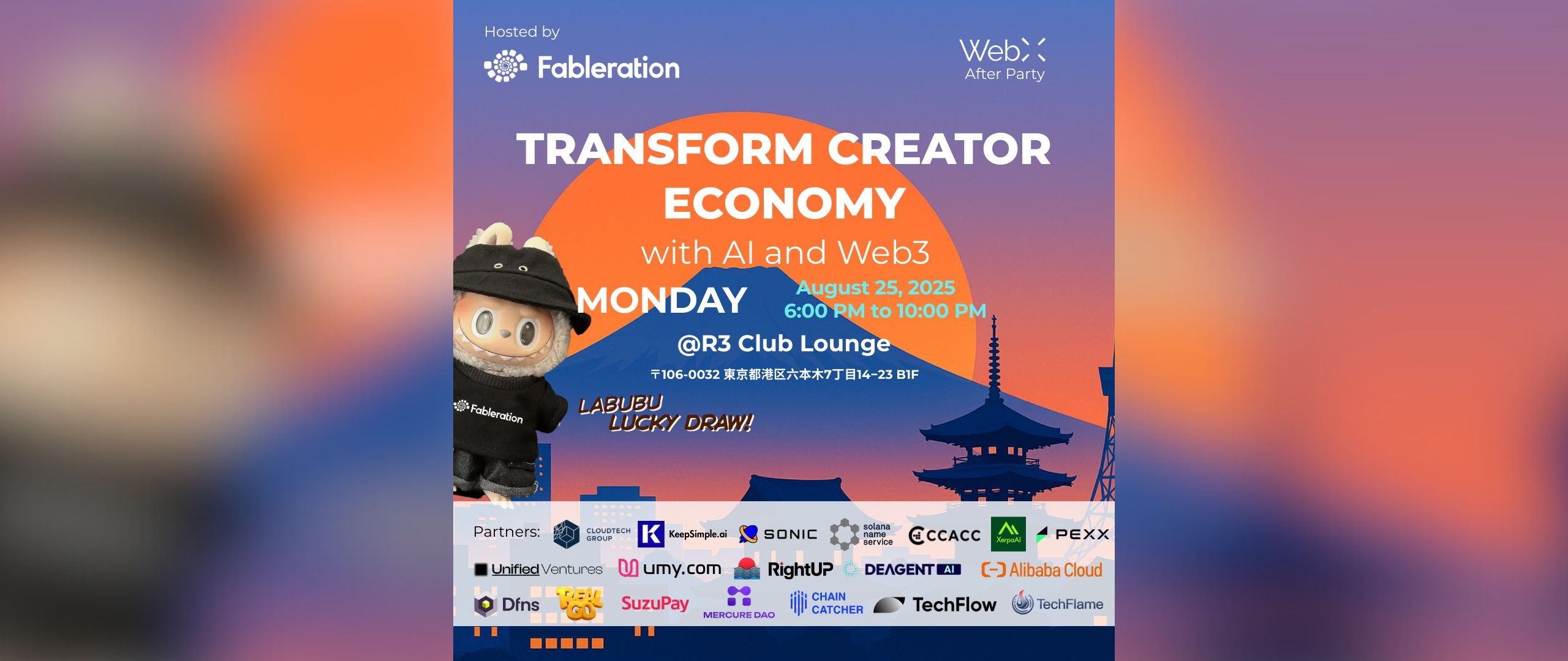WebX After Party: Transform Creator Economy